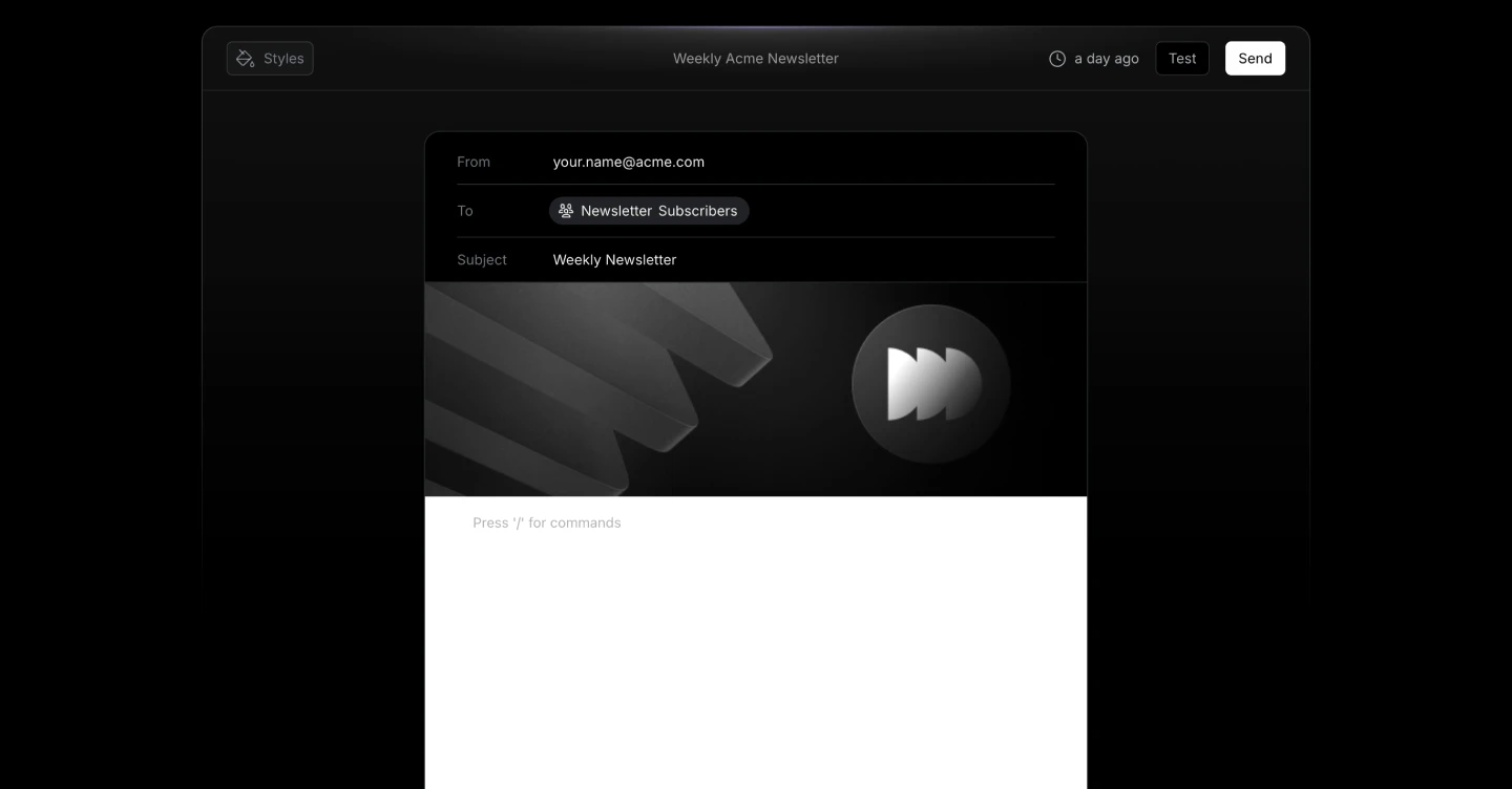 Powerful Email Editor